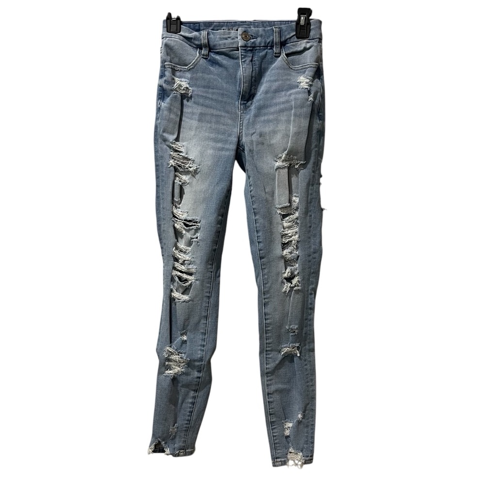 AMERICAN EAGLE The Dream Jean Mid Rise Jegging Blue Denim Jeans Women's Size 2